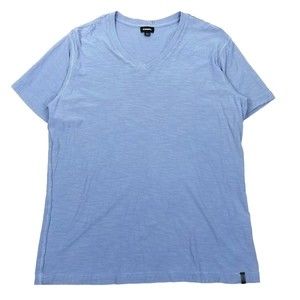 DIESEL Blue Heather V-Neck Short Sleeve Shirt